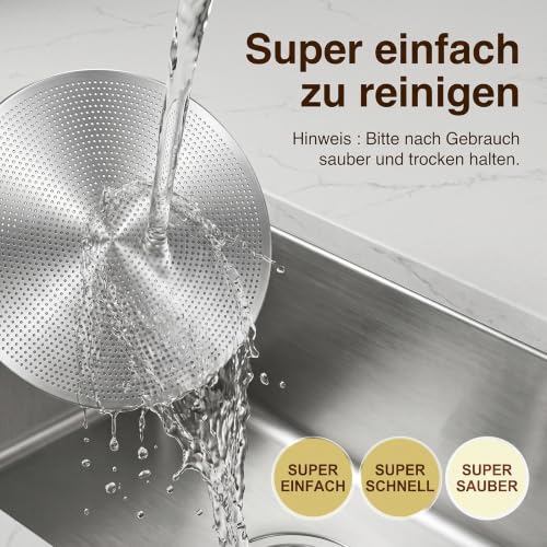 KEPEAK Puck Screen 58 mm, 3-piece set for 58 mm espresso portafilters | 58 mm stainless steel puck screen, 0.2 mm ultra-thin, reusable, ideal for home baristas.