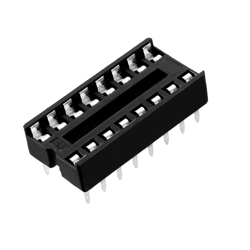 Youmile 50PACK DIP IC Socket 16 Pin DIP-8 2.54MM IC Socket Adapter Solder Terminal 16Pin