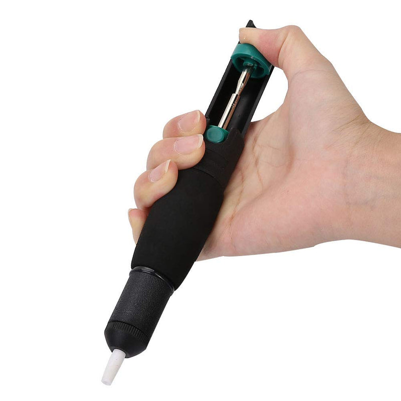 Desoldering pump, TU336D Solder Sucker Pump Portable Vacuum Suction Desoldering Pumps Tin Suction Device with High Suction Power