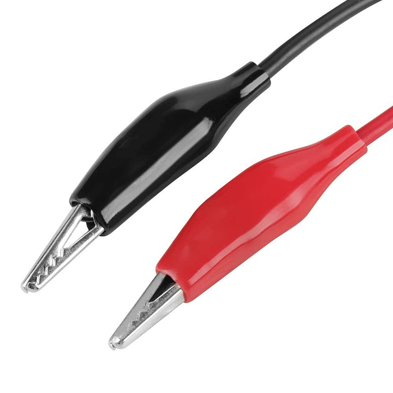 2PCS Oscilloscope Cable Test Probe Cable BNC Laboratory Test Leads Set BNC Male Q9 to Dual Banana Head Alligator Clip 0.5m