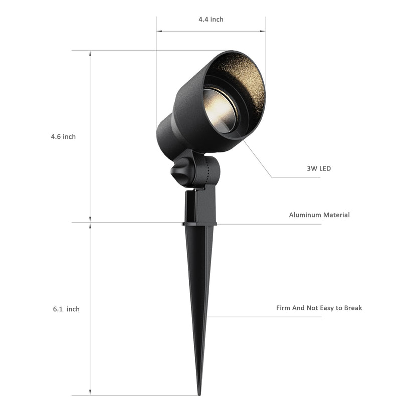 Malibu LED Floodlight - Black Model# 8401-2604-01