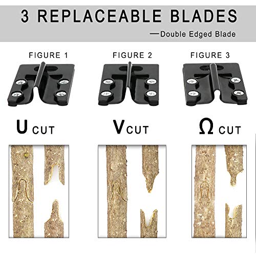 ZALALOVA Garden Grafting Tool Kits, 2 in 1 Pruning Tools