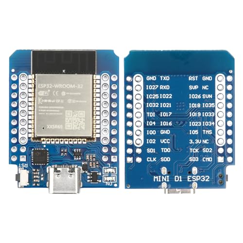 Pack of 3 Mini for ESP32 Development Board NodeMCU WiFi Bluetooth Development Board CH9102F Chip Compatible Arduino IDE