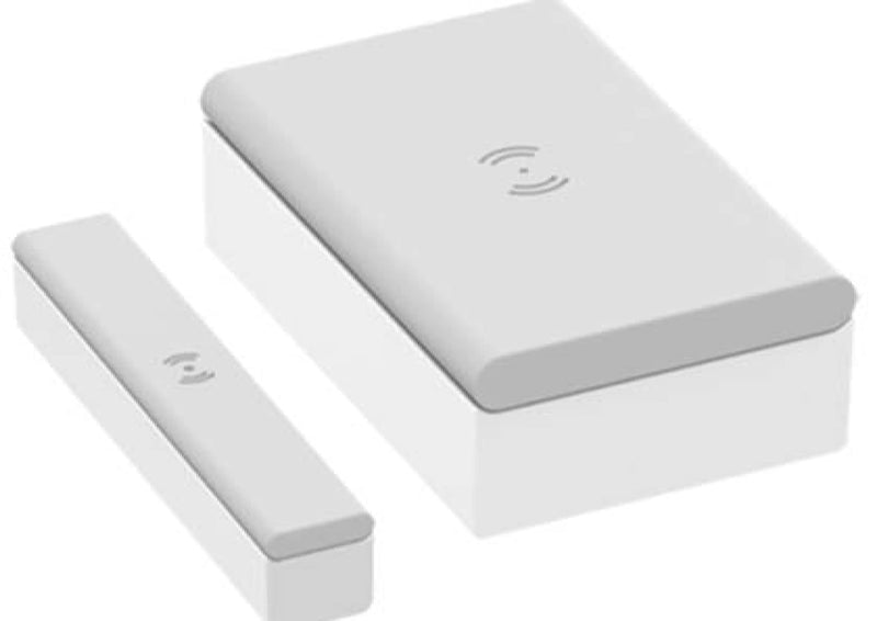 Schneider Electric CCT591012 Wiser Smart Home window-door sensor standalone or via app, burglary protection, window monitoring via APP, compatible with Amazon Alexa and Google Home