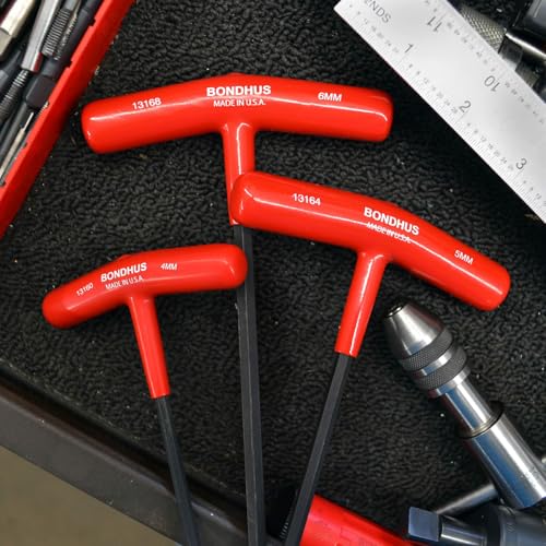 Bondhus 13187 Set of 8 Balldriver and Hex T-handles, sizes 2-10mm One Size
