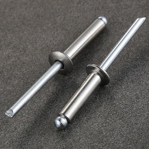 Wensilon (150Pcs) 1/4"x1/2" stainless steel blind pro Rivets,Steel handle and stainless steel mandrel 1/4"x1/2"
