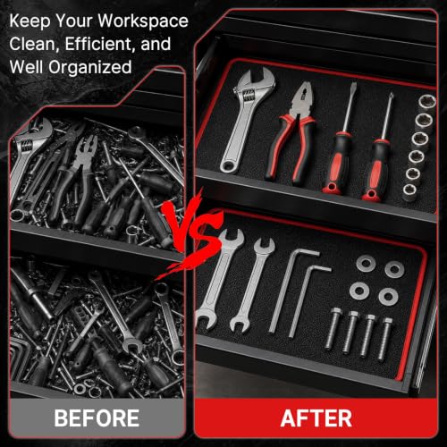 3 PCS Magnetic Tool Mat – Heavy Duty Flexible Magnetic Pads for Mechanics