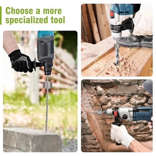 Werhoo SDS-Max T Post Driver 2in, Fits SDS Max Rotary & Demolition Hammers SDS Max T-Post Driver 2in