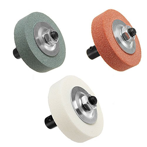 EsportsMJJ 70X20X10mm Grinding Wheel Adapter Set Changed Electric Drill Into Grinder - Green