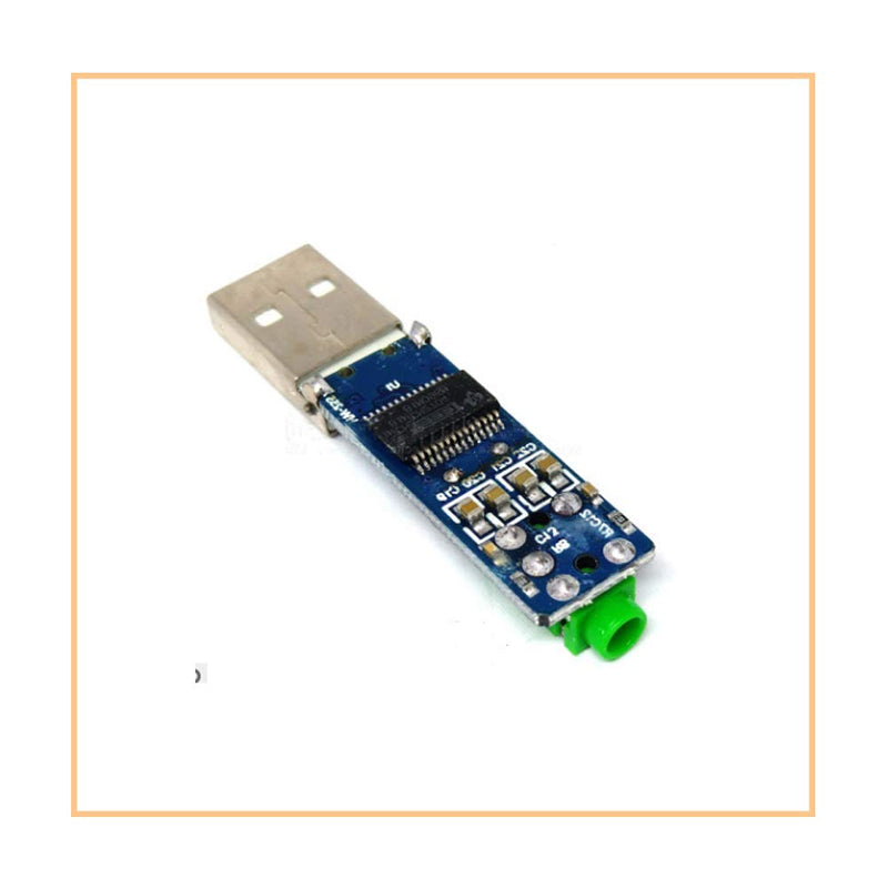 Comimark 1Pcs 5V USB Powered PCM2704 Mini USB Sound Card DAC Decoder Board for PC Computer