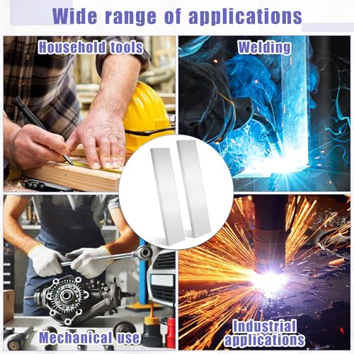 2 Pack 3/8" Thick x 3" Width x 12" Length Aluminum Flat Bar, 6061 General Purpose Plate, T6511 Solid New Mill Stock, Extruded Aluminum Bar for Industrial Building and DIY