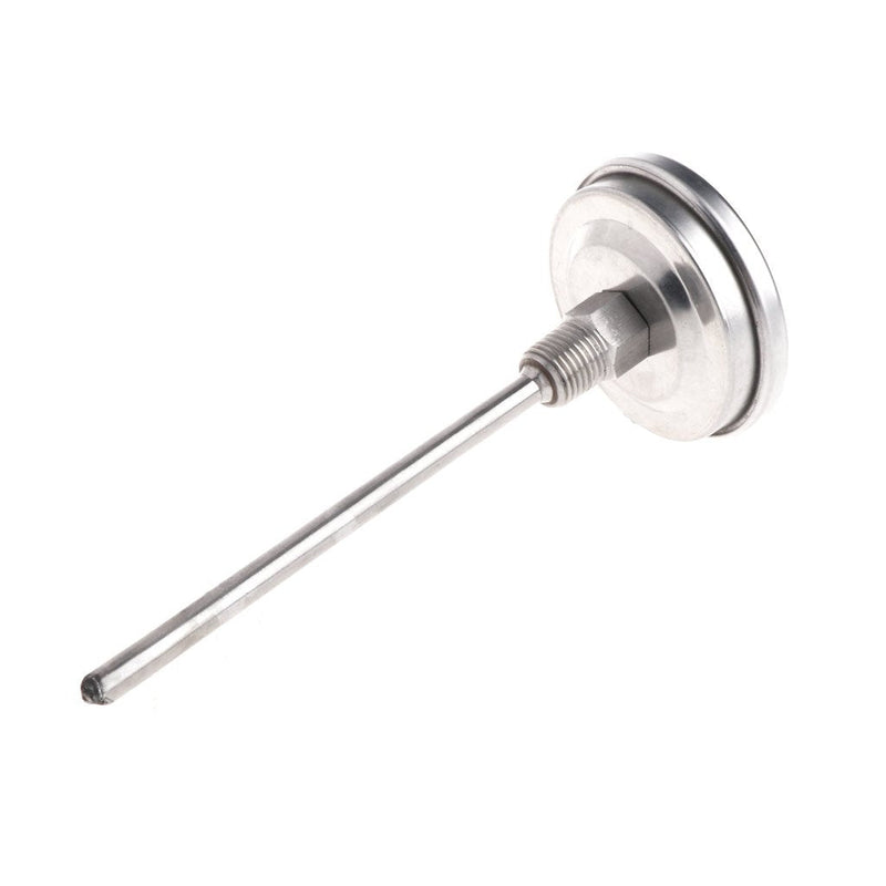 GUMEI Bimetal Stainless Steel Thermometer 1/4PT Thread L=100mm 0~50~300 ? WSS-303