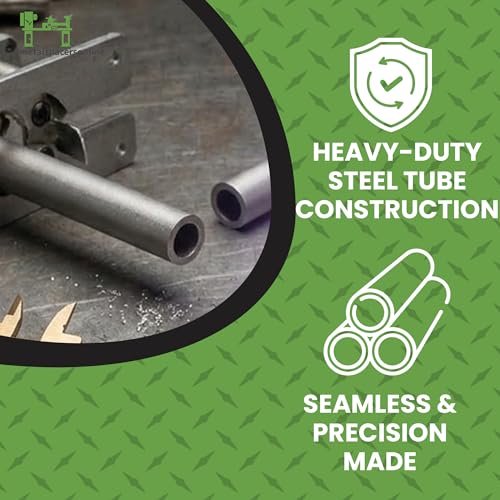 3/4" OD x 5/16" ID x 8" Long Steel Tube/Spacer (2 Pack) Metal Spacers Online Seamless Round Tubes/Spacers – Industrial Metal Tubing for DIY, Cutting, Welding, & Repairs Fits Screws/Bolts 5/16” or M8 2