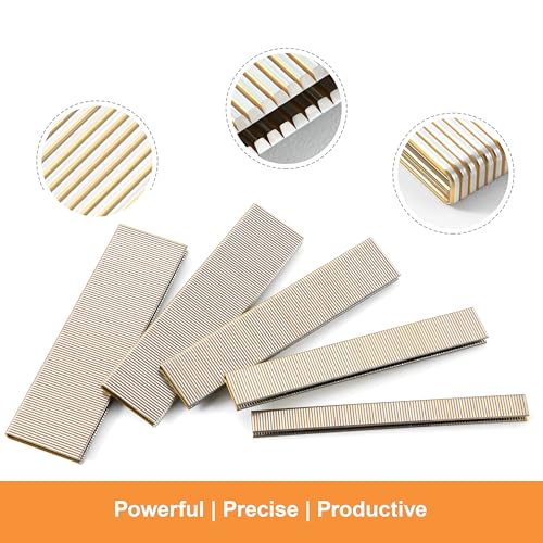 18 Gauge Narrow Crown Staples,1/2",3/4",1",1-1/4",1-1/2":4000pcs Assembly--4000