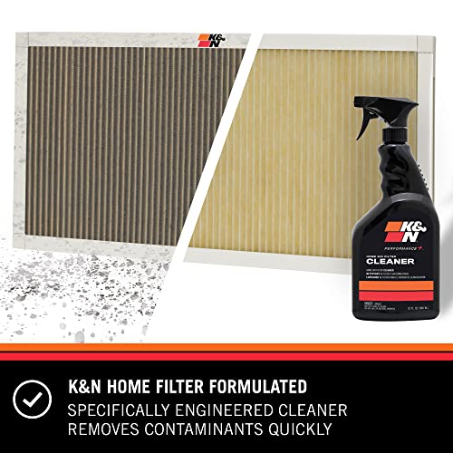 UBeesize 16x20x1 Reusable Electrostatic Air Filter HVAC AC Furnace Filter & K&N HVAC Filter Cleaner: 32 Oz Spray Bottle Filter Cleaner and Refresher