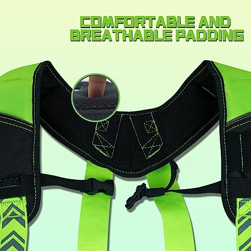 KUNN Tool Belt Suspenders Reflective & Electrical Tape Holder Reflective Tape Thong