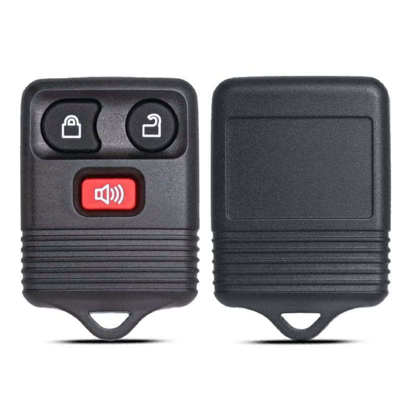 2 Key Fob Remote Replacement Fits for 1998-2016 F150 F250 F350 Ranger Escape Explorer Focus E150 Expedition, Mazda, Mercury, Lincoln MKZ MKX CWTWB1U345 CWTWB1U33 Keyless Entry Remote Control 3 Button