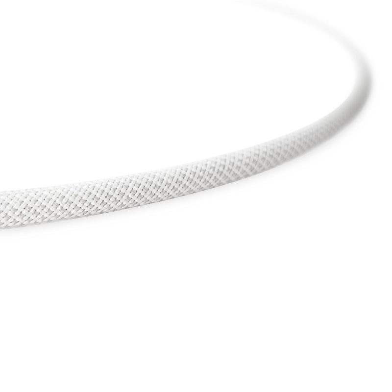 CalDigit Thunderbolt 4 Pro Braided Cable - 1m, 40Gbps, 240W Power Delivery, Compatible with Thunderbolt 3, Thunderbolt 5, USB4 Type C, MacBook Pro, iMac, iPhone 17, White 1m Pro (White)