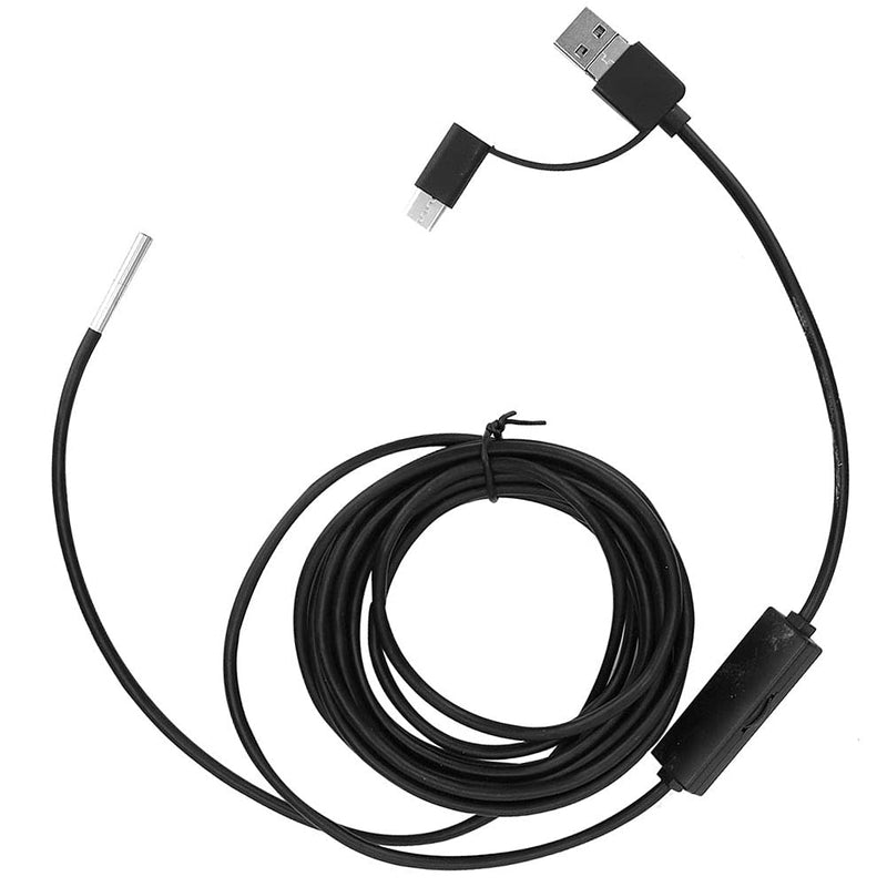 BOROCO 3 in 1 USB Android Endoscope Waterproof Endoscope Type-C USB Mobile Phone 3.9mm Lens High Definition Snake Cable for Smartphone Tablet Device (1m)