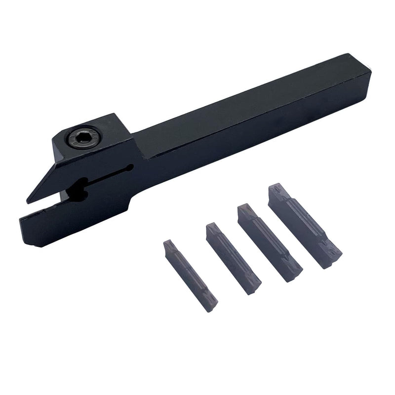 13 Piece Lathe Punching Tool Holder MGEHR1212-1.5 with 11-Piece MGMN150-G Carbide Indexable Inserts (MGEHR1212-1,5+MGMN150) MGEHR1212-1.5+MGMN150