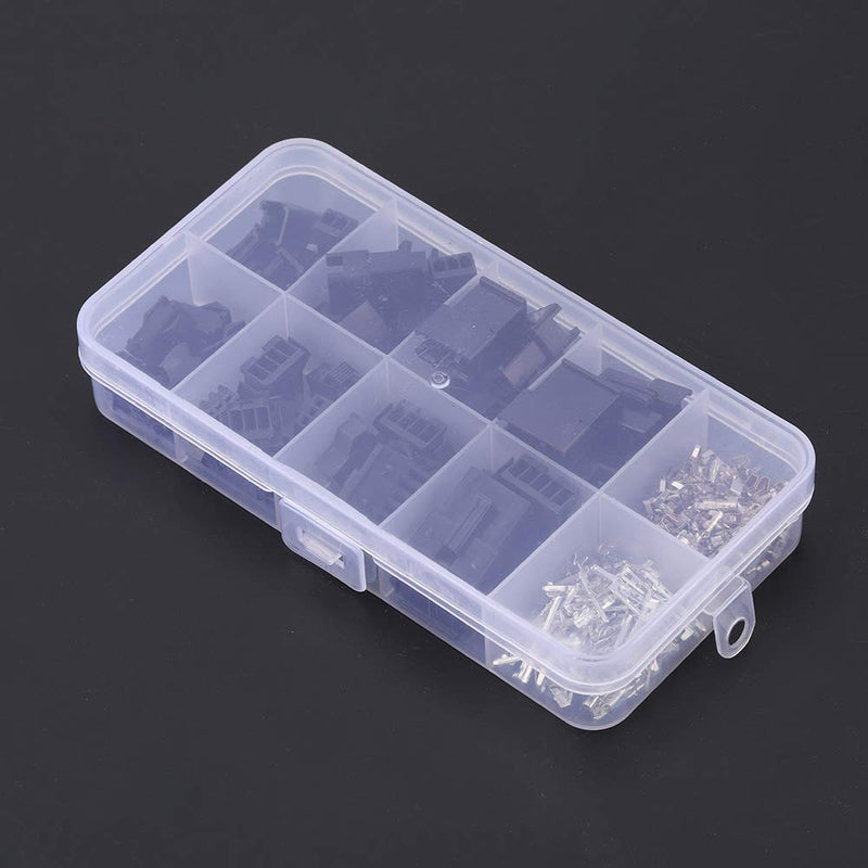 SM Connector JST-2.54mm Male Female Cable Terminals Jumper Crimp Pin Header Connector Housing Kit - 200PCS,Terminals