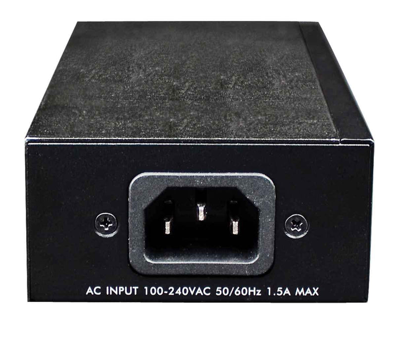 Intellinet Gigabit High-Power PoE+ Injector, 1 x 30 W, IEEE 802.3at/af Power over Ethernet (PoE+/PoE) (UK Power Cord)