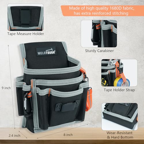 MELOTOUGH Small Tool Pouch + Modular EDC Tool Belt Size S