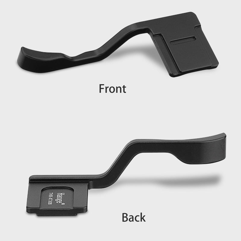 Haoge THB-XT30B Metal Hot Shoe Thumb Up Rest Hand Grip for Fujifilm XT50 Fuji X-T10 X-T20 X-T30 XT10 XT20 XT30 II Camera Black
