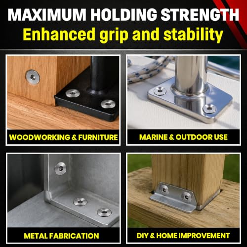 Stainless 3/8-16 x 3 (3/4" to 3" Available) Socket Flat Head Screws, Full Thread, Hex Drive, Stainless Steel 18-8, Coarse Thread (3/8-16 x 3) 3/8-16 x 3"