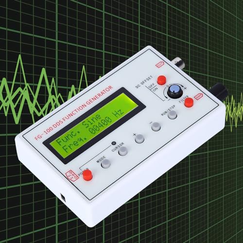 Signal Generator, FG100 DDS FG 100 DDS Function Generator Signal Generator Signal Source Generator Meter Sine Wave Frequency 1Hz 500kHz Counter