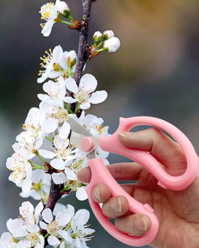 Flower Scissor, Scissors for Cutting Flowers, 12Pcs Pink Pink 01 12 Pack