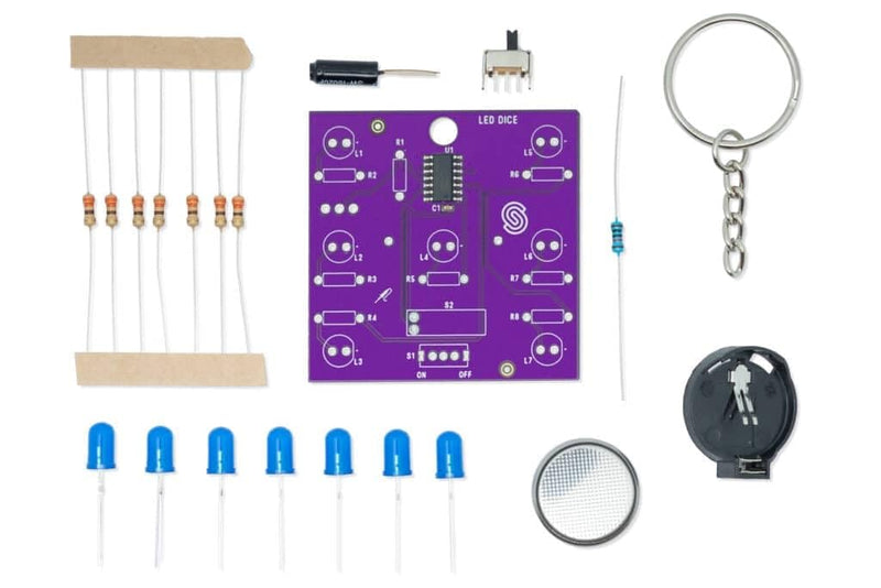 Soldered LED Cube Soldering Kit | Learn to Solder | Made in EU | 333140