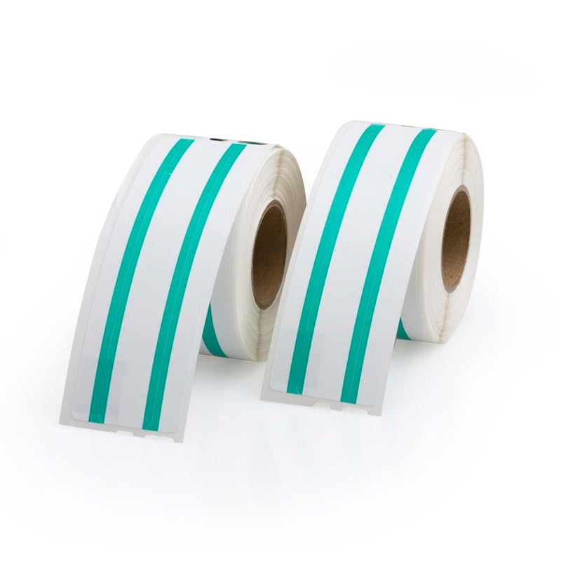 Seiko Compatible File Folder Labels with Green Stripe – 9/16” x 3-7/16”, 130 Labels per Roll, 2 Rolls per Pack – Permanent Adhesive Labels for Filing, Storage & Organization | LabelValue
