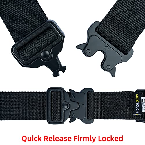 MELOTOUGH Padded Tool Belt with D ring + Quick Release Tool Belt 1.5 Inch Web Work Tool Belt
