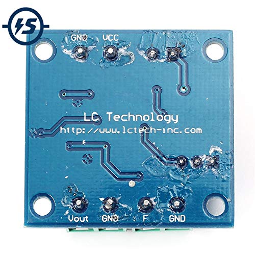 Digital to analog converter, 0-1 kHz to 0-10 V frequency to voltage converter module, digital to analog board for switching PLC and frequency converter