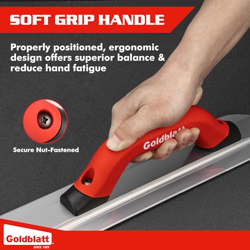 Goldblatt 16" x 3-1/4" Extruded Round End Magnesium Float Soft Grip 16"