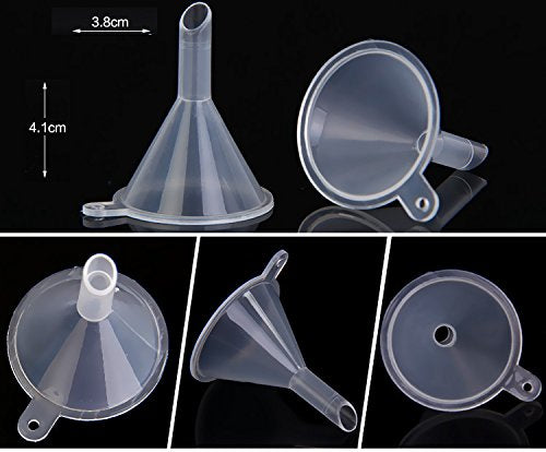 120mL LDPE Unicorn Plastic Thin Tip Dropper Bottles 4oz Free Mini Funnel (12 Pack)