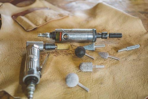 Kutzall Extreme Cylinder Rotary Burr, 1⁄4" Shaft, Very Coarse - Wood Carving Bit for Bosch, DeWalt, Milwaukee. Abrasive Tungsten Carbide, 3⁄4" (19mm) Dia. X 1" (25.4mm) Length, CX-34C ‎Extreme - Very Coarse ‎Head Diameter: 3⁄4", Head Length: 1"