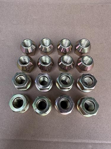 16pcs Factory Style 9/16-18 Open Design Bulge Wheel Lug Nuts 611-162 Replacement for 1994-2010 Dodge Ram 2500 3500 SRW & 2007-2009 Ram 1500