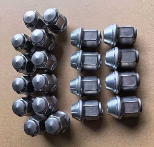 20pcs 1/2"-20 Factory Style Lug Nuts 1.5" Long 13/16" 21mm Hex Replacement for 2005-2014 Ford Mustang Mercury Grand Marquis & 06-11 Crown Victoria 9R3Z-1012-A, 611-292