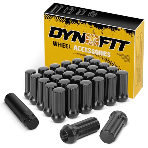 32pcs+2keys 14mmx1.5 Wheel Lug Nuts for 8 Lug Aftermarket Wheels (Bundle)