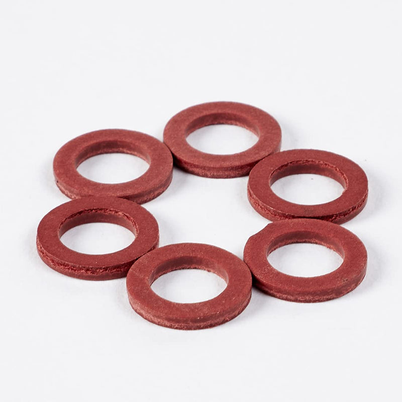 UTSAUTO Outboard Lower Unit Oil Drain Gasket 90430-08021-00 90430-08003 Replacement for Yamaha 4-Stroke Models Oil Drain Plug Gaskets 6Pcs 6