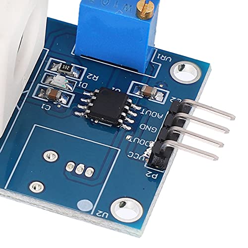 Current Sensor Module WCS1800, Hall Effect Current Sensor DC 5V 35A with Overcurrent Protection, Short Circuit Detector LED Display