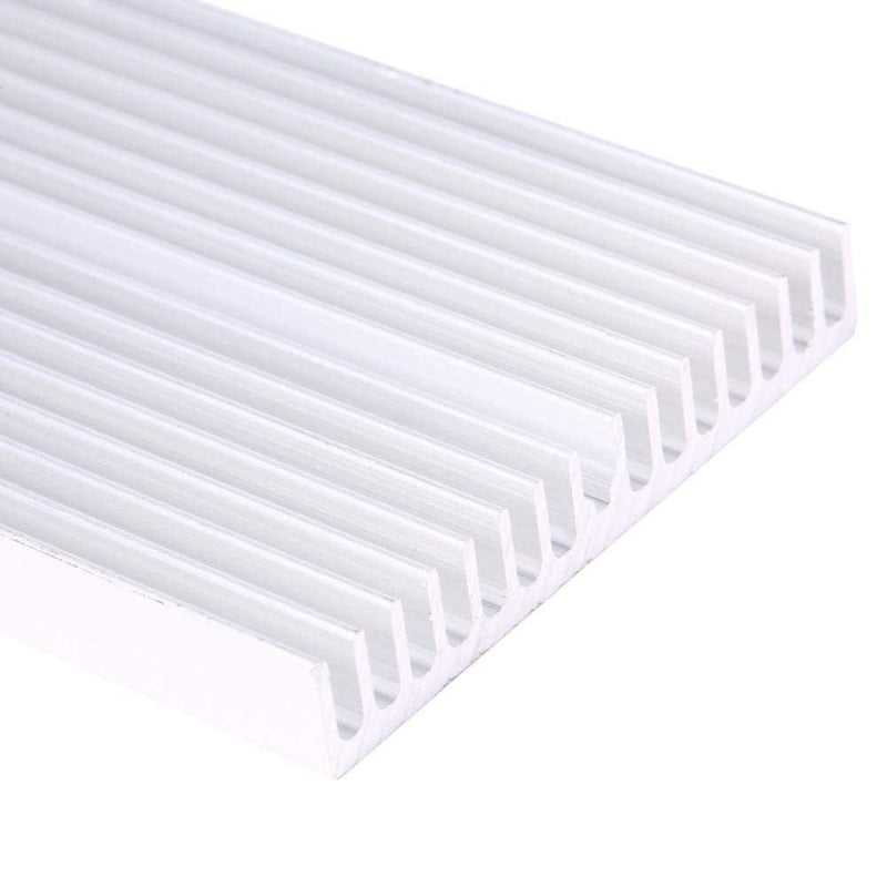 Aluminum Heat Sink/Cooling Fins, Aluminum Heat Sink Diffusion Cooling Fin for Ic Led Amplifier Transistor, 100×60×10mm