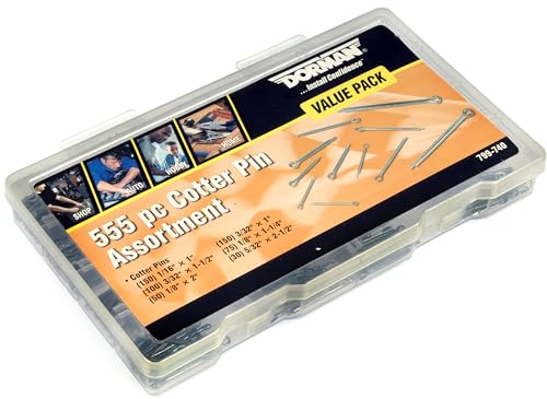 Dorman 799-740 Cotter Pin Value Pack- 6 Sku's- 555 Pieces Universal Fit