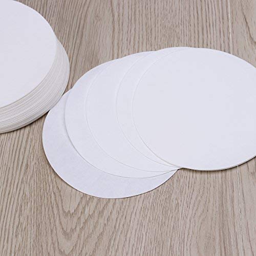 UEETEK Pack of 100 Quality Filter Paper, Diameter 11 cm Paper Discs with Medium Flow Speed for Chemical Applications
