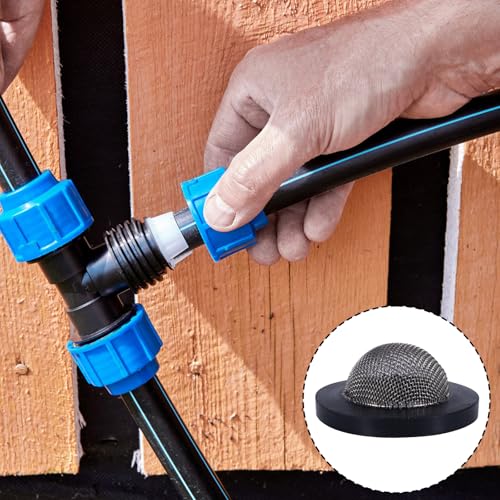 BOXOB Pack of 20 Garden Hose Strainers, Stainless Steel Rubber Hose Seal with Strainer for 3/4 Inch Connection and 5/8 Inch Washing Machine Connection