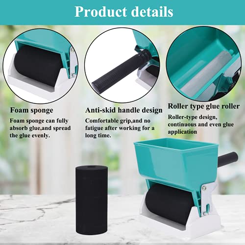 Portable Glue Applicator Roller 320ml & 180ml Glue Roller Woodworking DIY Handheld Adhesive Roller