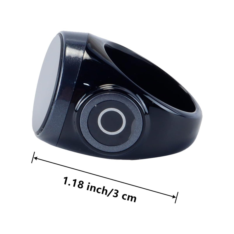 Counter Ring, 4 Digit Hand Clicker Pitch Counter, Digital Tasbeeh Prayer Counting Tool for Meditation, Relaxation, Active Fingers