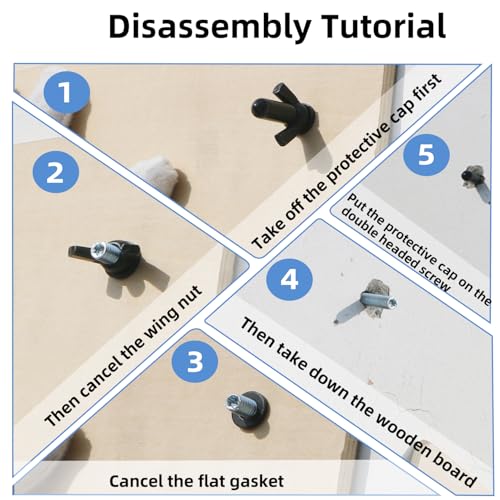 ® 25 Sets M8 x 2-1/4 "Wood or Brick Wall Hurricane Anchor Kit (1 Drill Bit and 1 Drive Tool) Blue